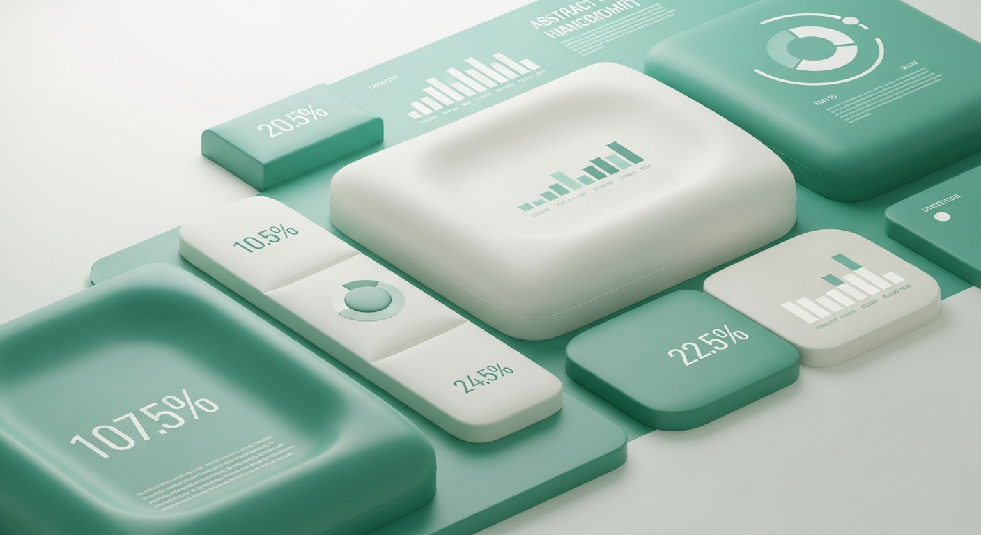 Abstract finance background